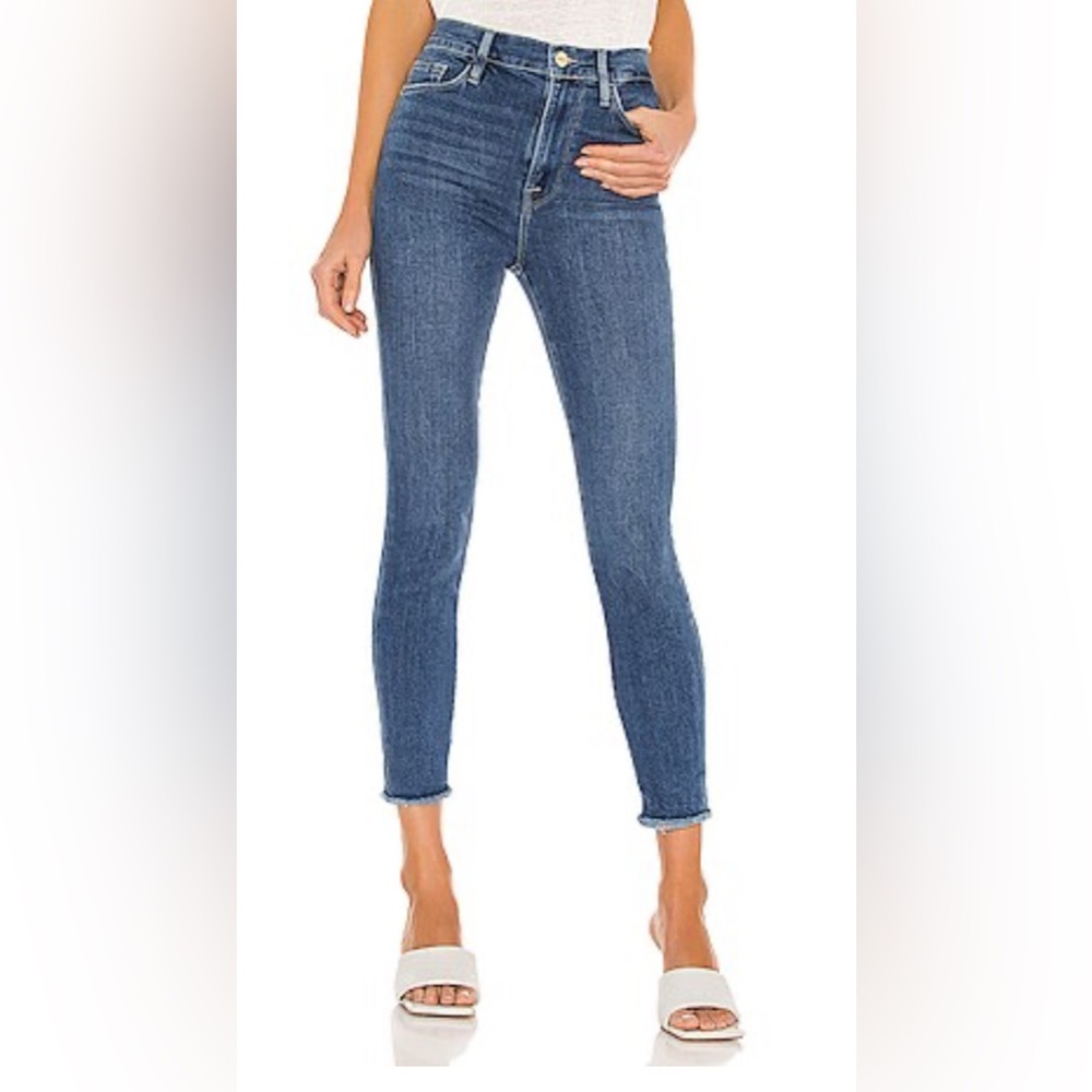 💙 FRAME Ali High Rise Cigarette Turn Back Hem in Van Ness 💙